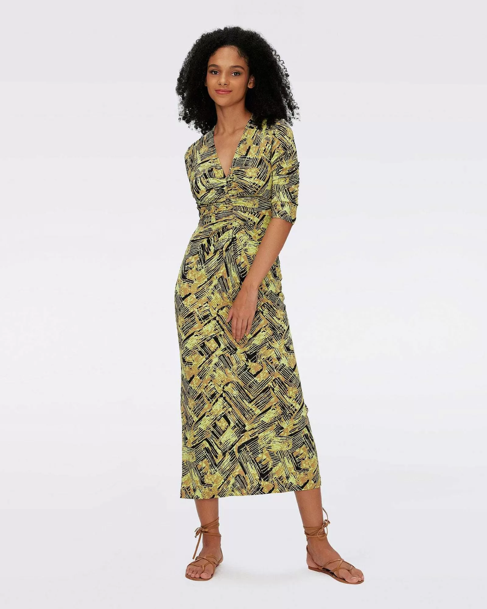 Diane von Furstenberg Midi-Kleider^Alba-Kleid