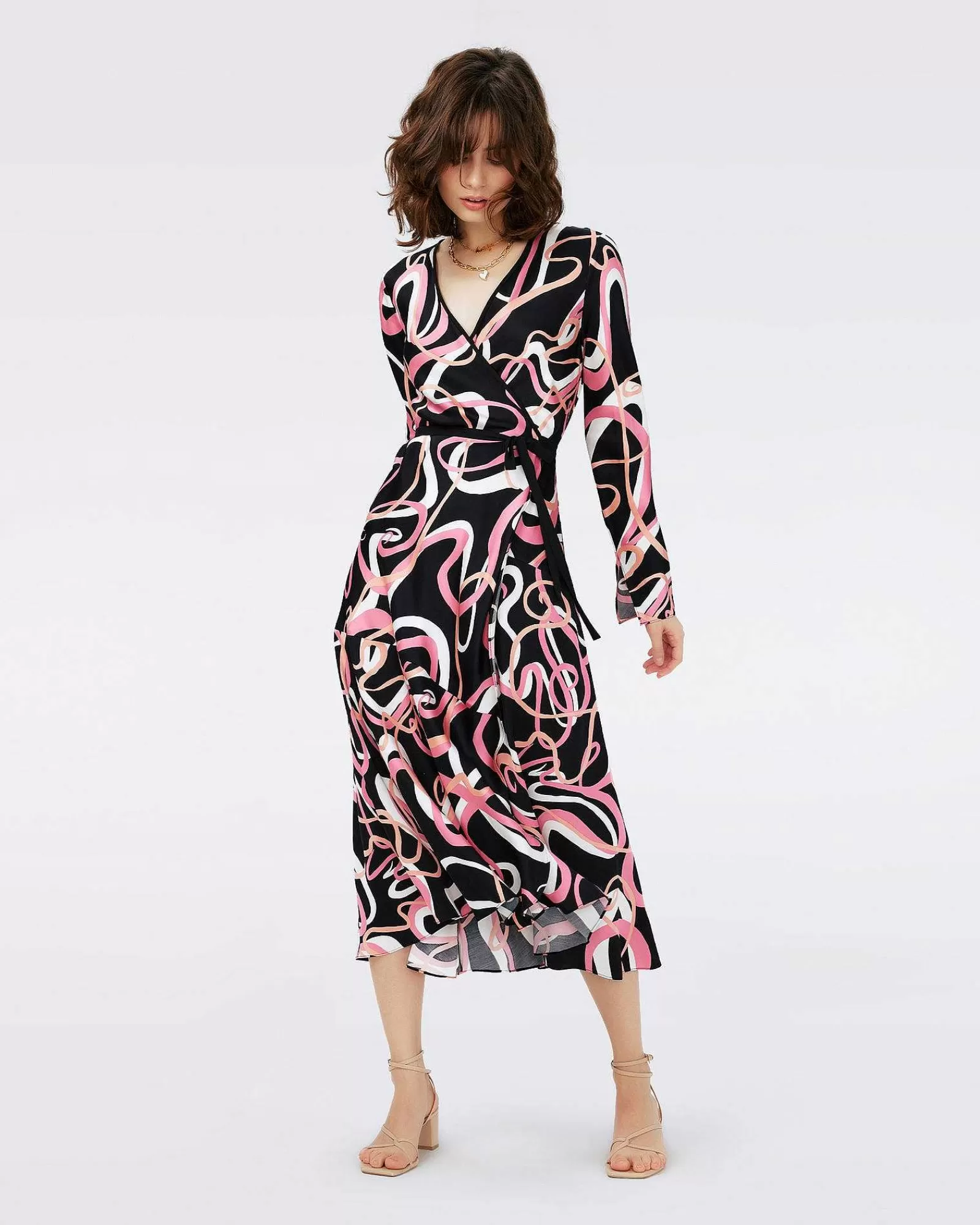 Diane von Furstenberg Midi-Kleider^Anika Wickelkleid