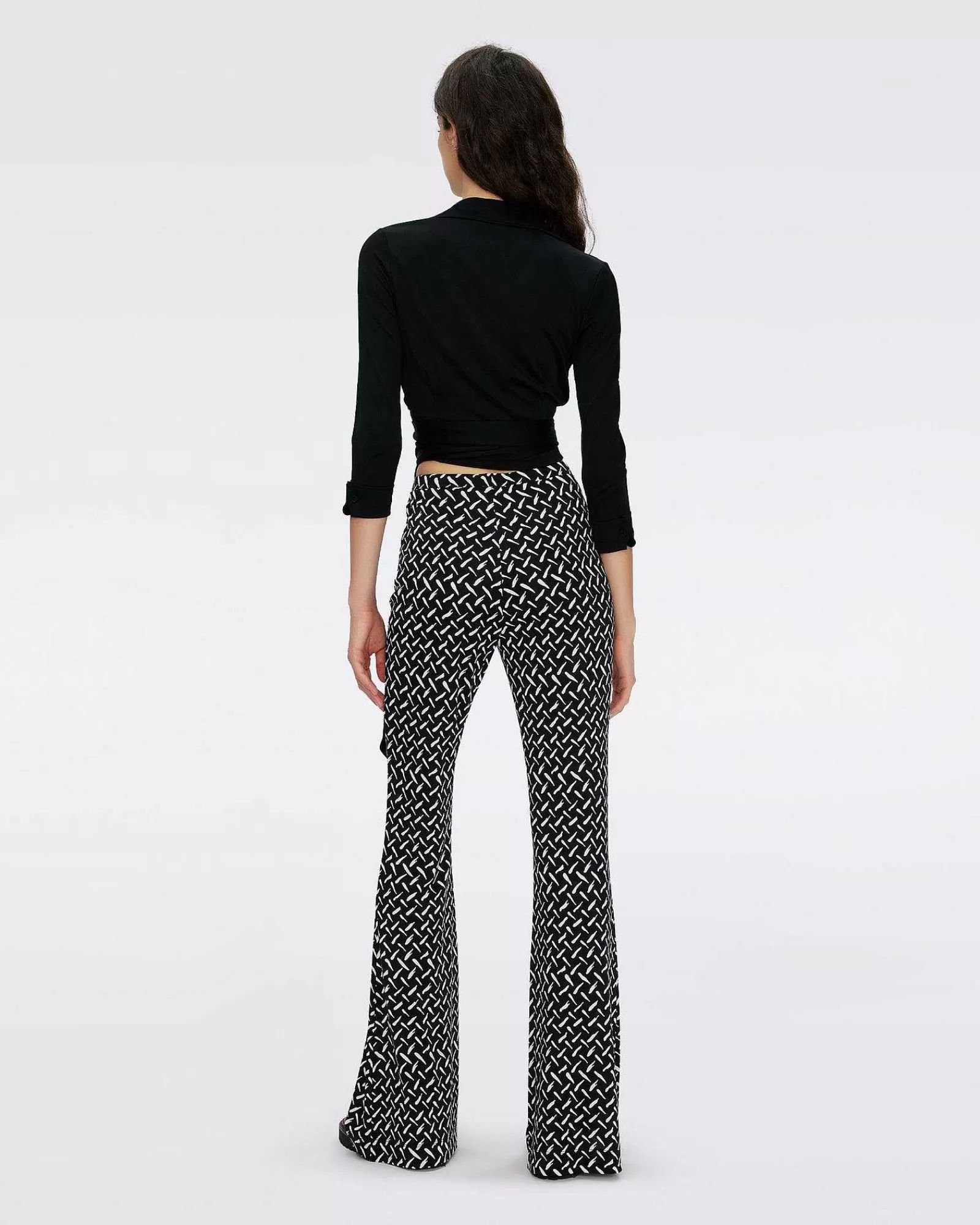 Diane von Furstenberg Schwarze Kleider^Brooklyn-Hose