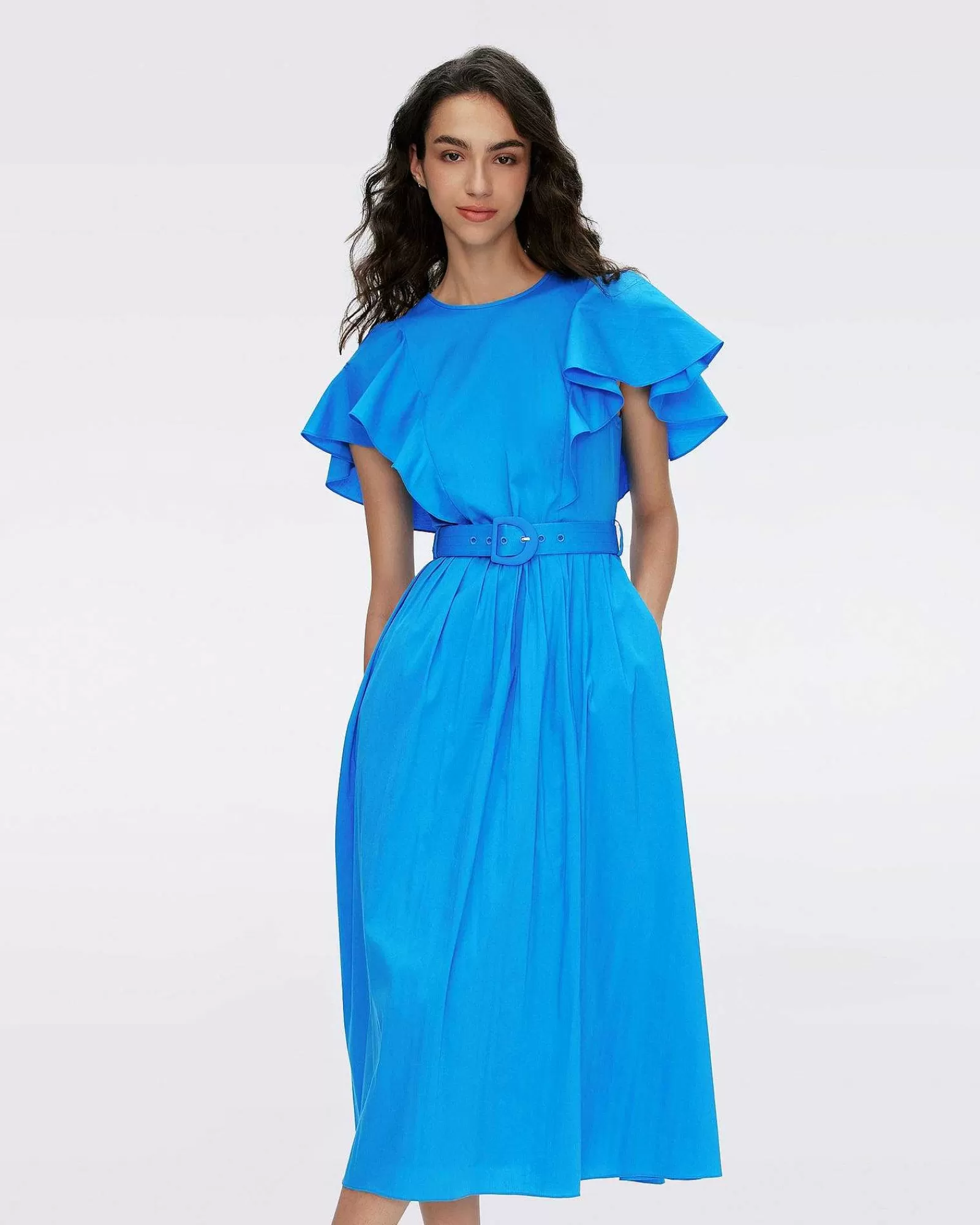 Diane von Furstenberg Midi-Kleider^Damon-Kleid