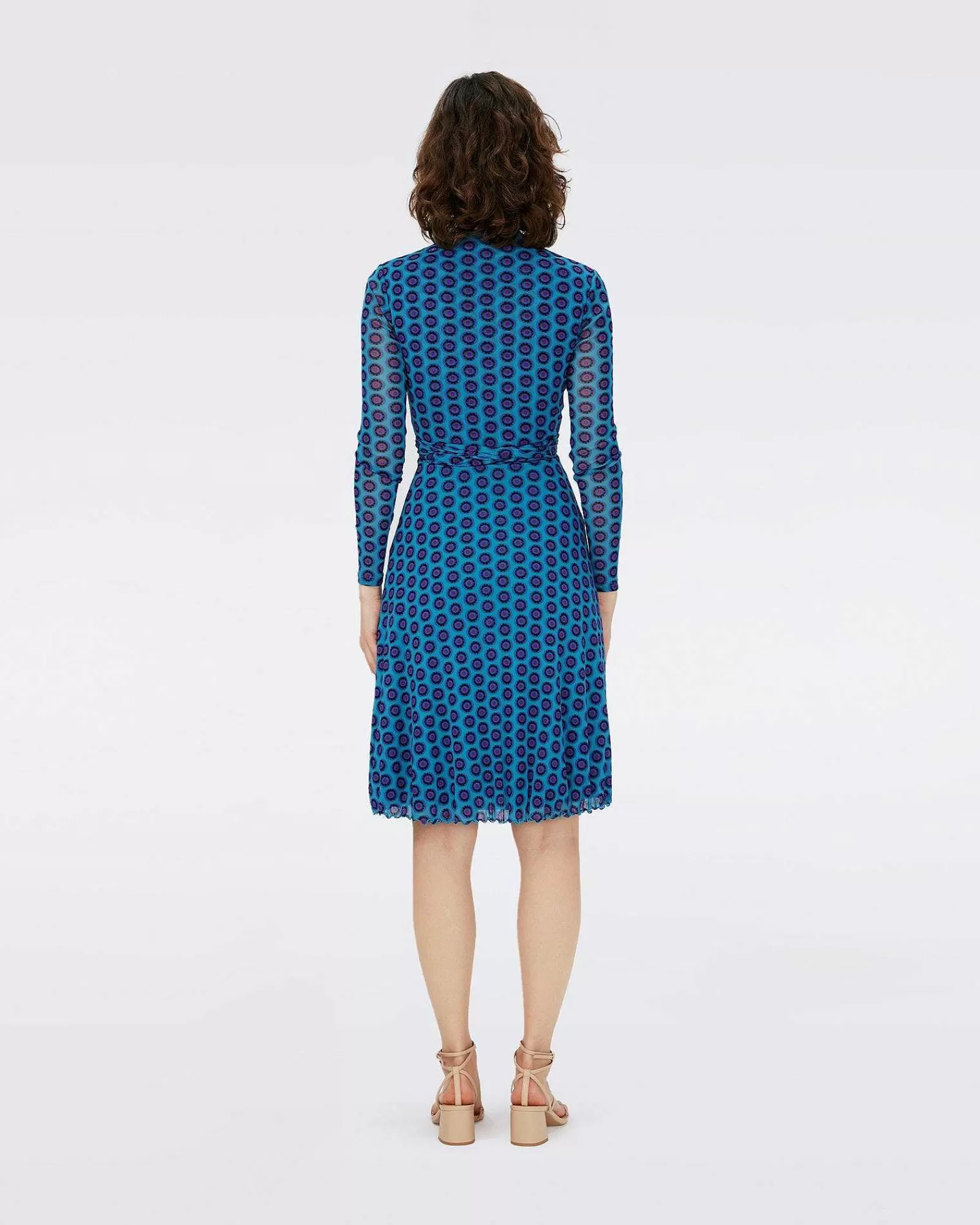 Diane von Furstenberg Kurze Kleider^Dvf Brenda Kleid Mit Blumenschnurung Barrier Reef