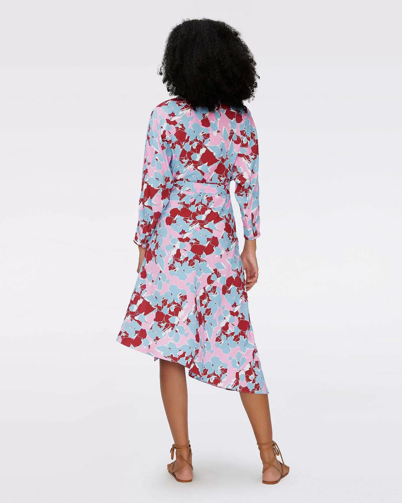 Diane von Furstenberg Knielange Kleider^Eloise Faux-Wickelkleid