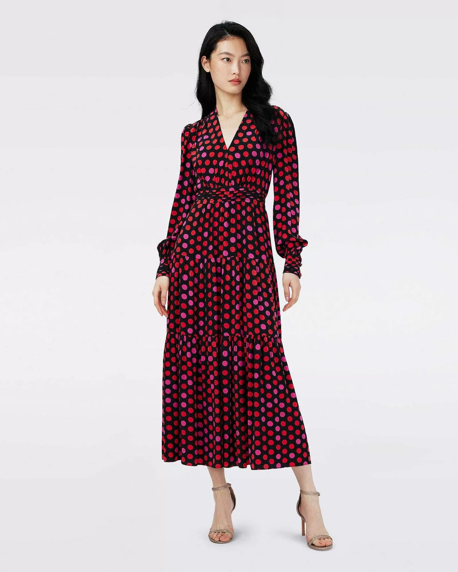 Diane von Furstenberg Midi-Kleider^Gil-Kleid