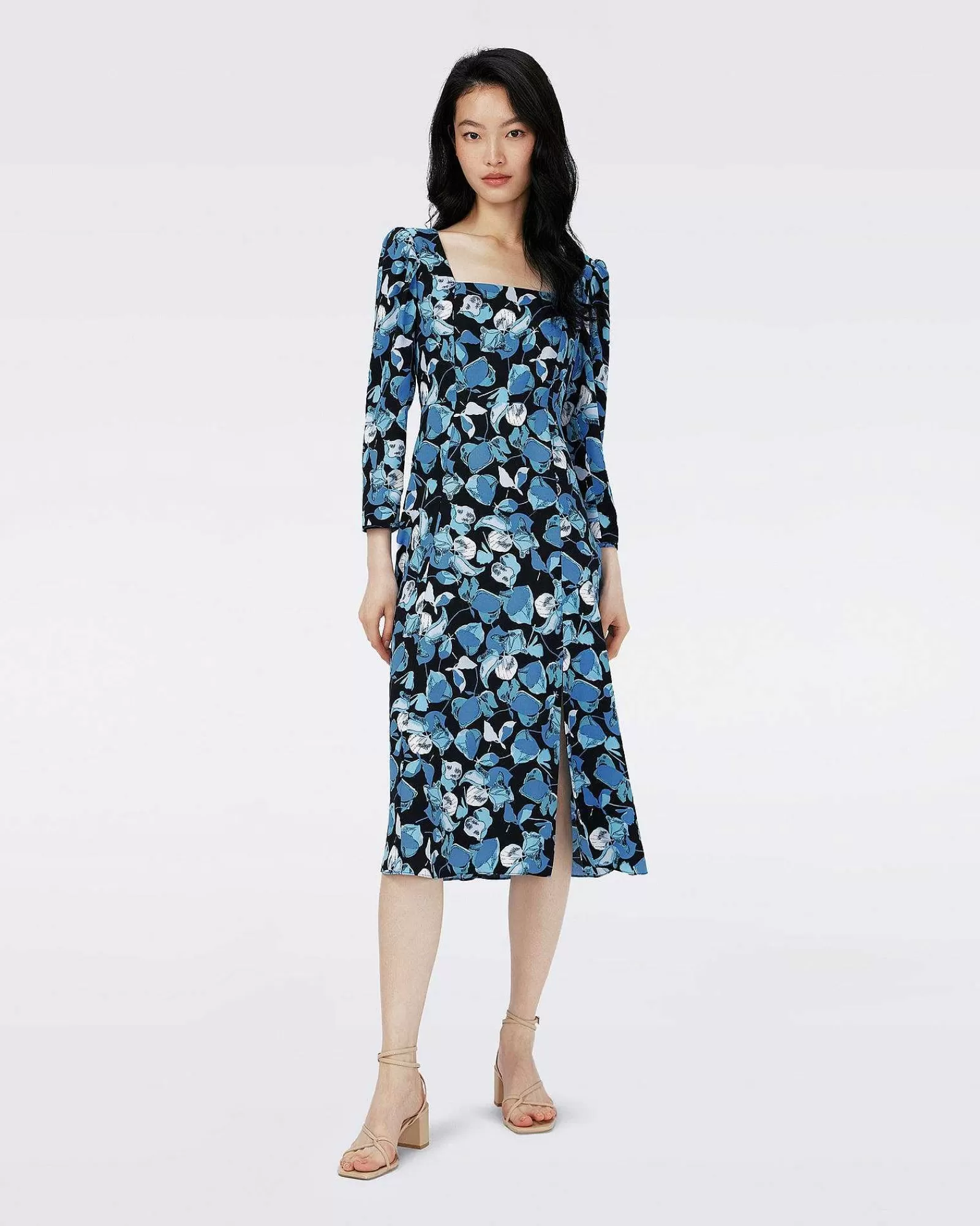 Diane von Furstenberg Midi-Kleider^Joanna-Kleid