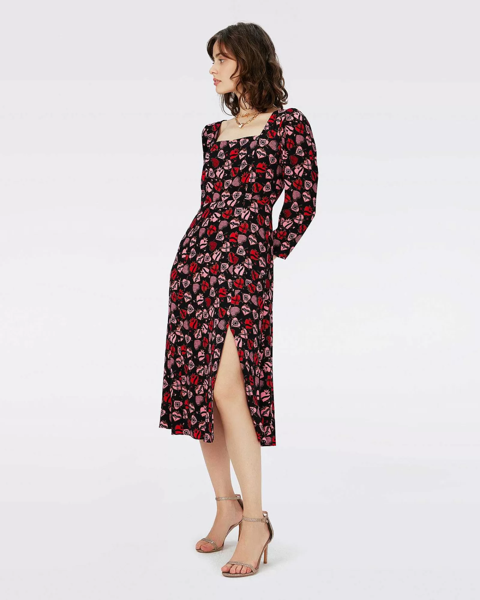 Diane von Furstenberg Midi-Kleider^Joanna-Kleid