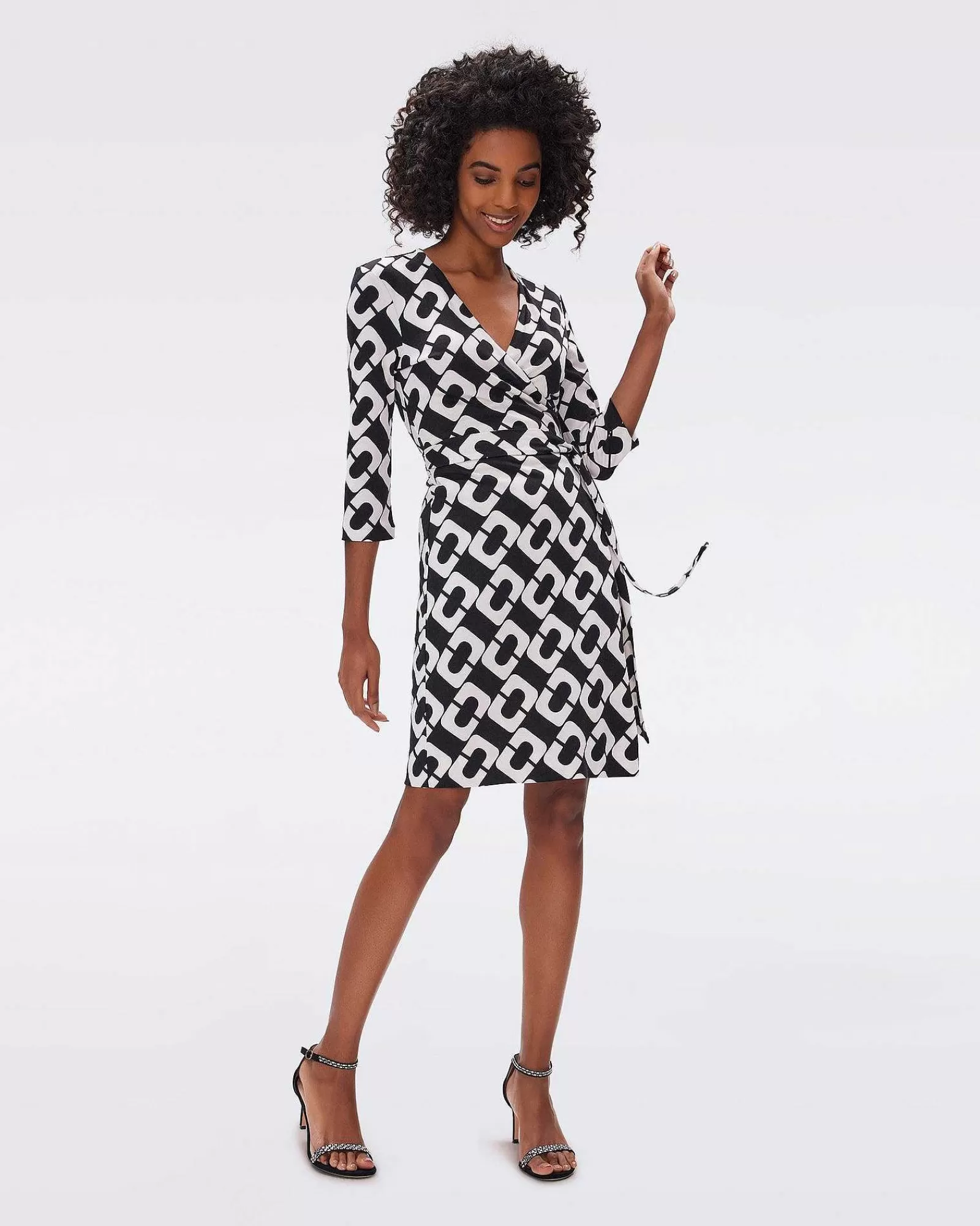Diane von Furstenberg Kurze Kleider^Julian Wickelkleid