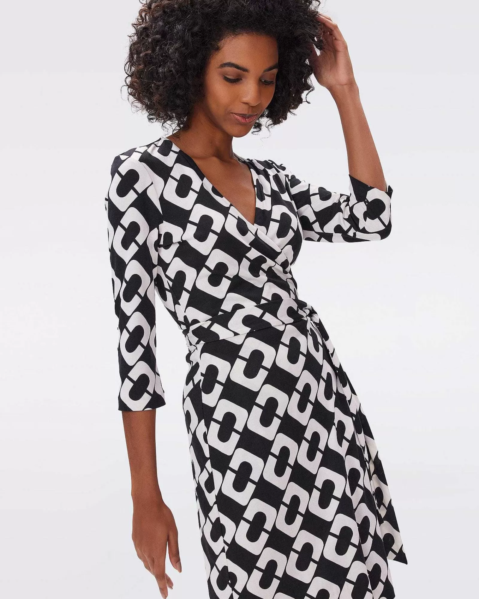 Diane von Furstenberg Kurze Kleider^Julian Wickelkleid