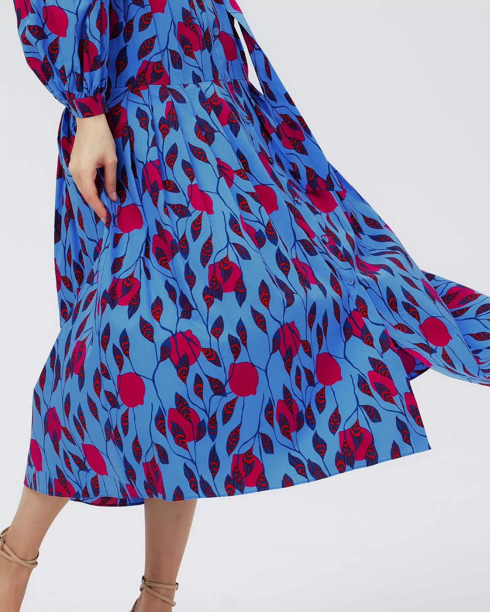 Diane von Furstenberg Midi-Kleider^Lux-Baumwollkleid