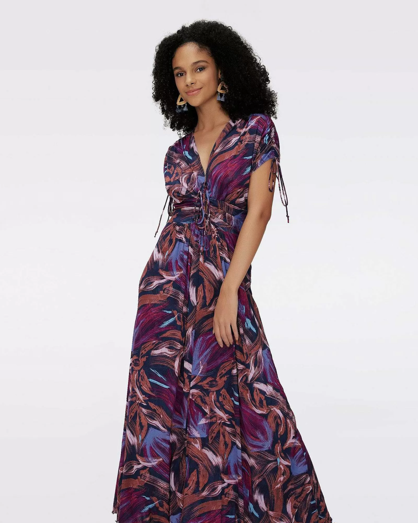 Diane von Furstenberg Midi-Kleider^Wendbares Netzkleid „Charlotte".