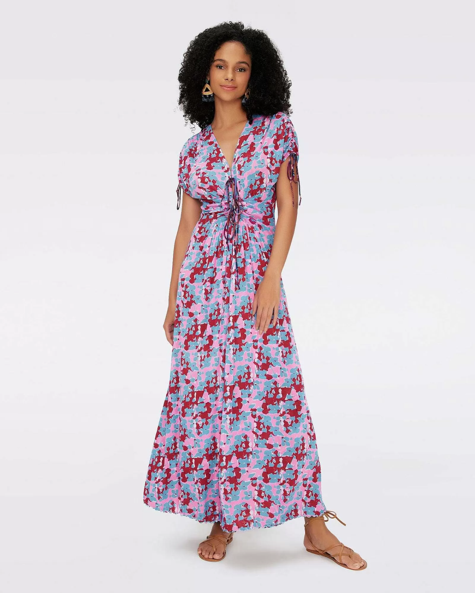 Diane von Furstenberg Midi-Kleider^Wendbares Netzkleid „Charlotte".