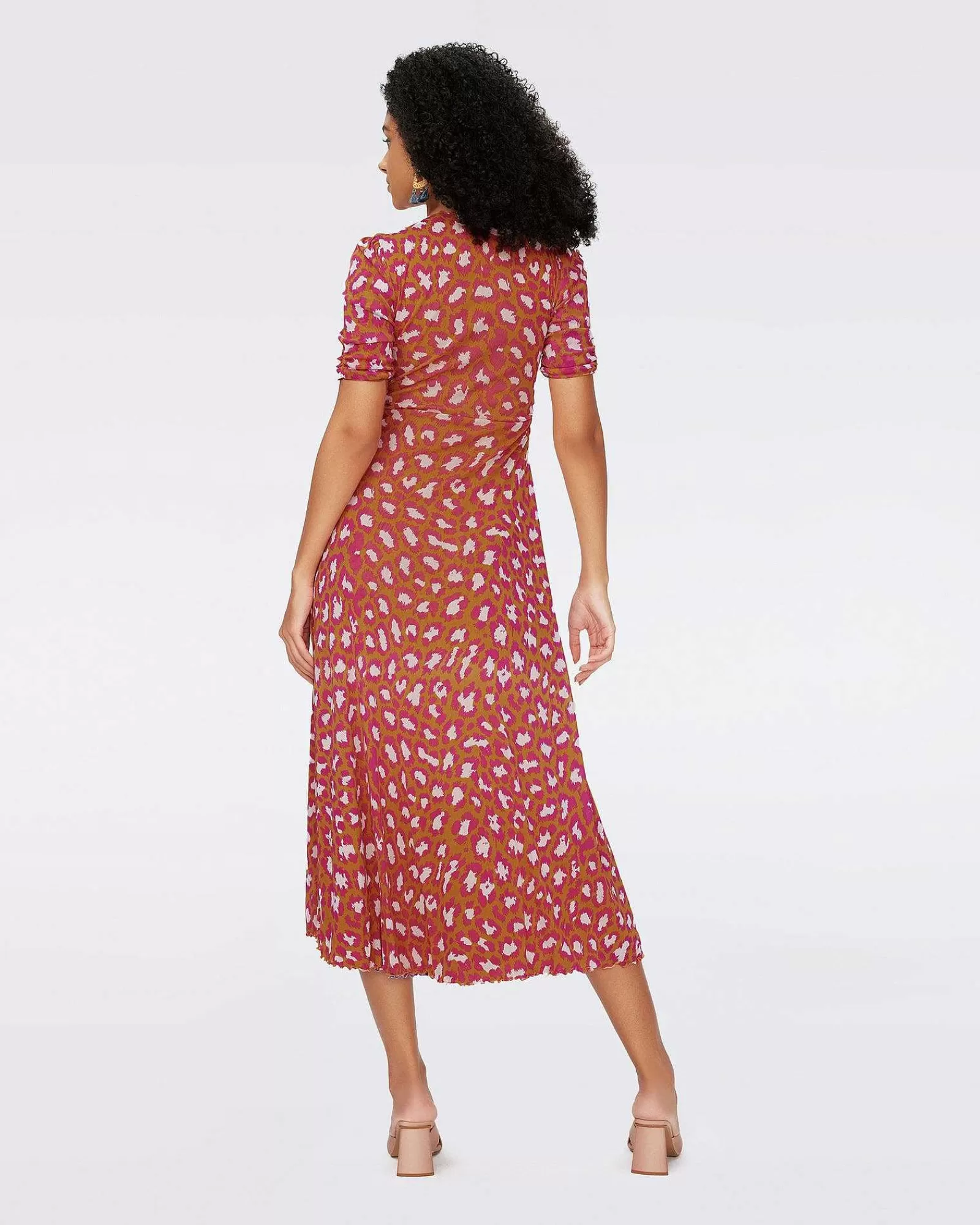 Diane von Furstenberg Midi-Kleider^Wendbares Netzkleid Von Koren