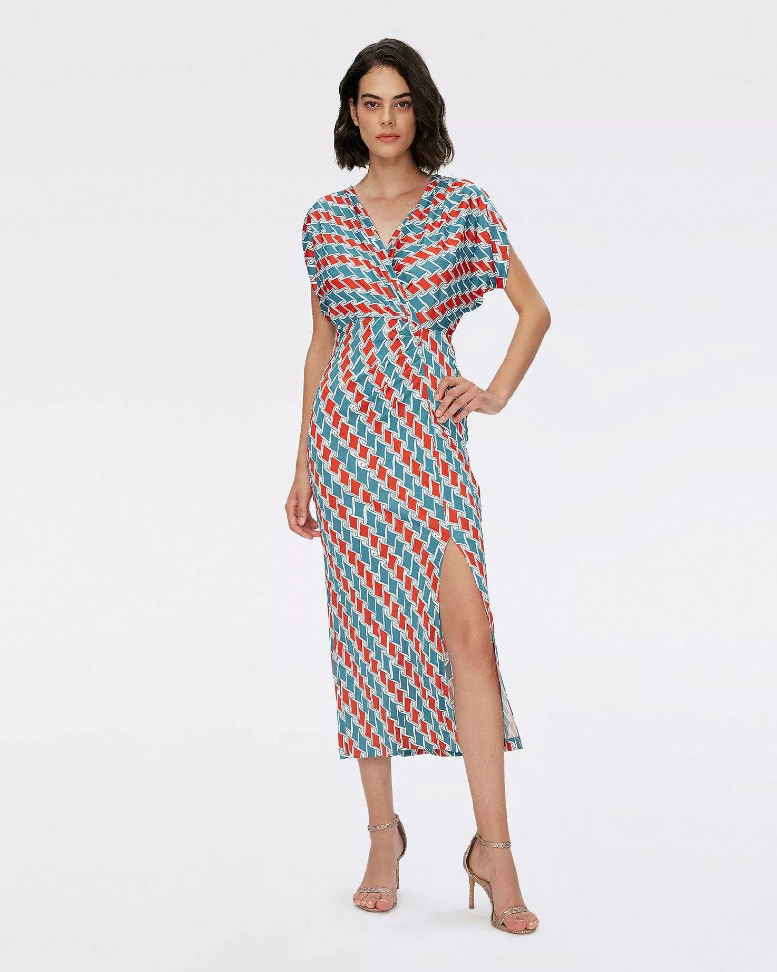 Diane von Furstenberg Midi-Kleider^Williams-Kleid