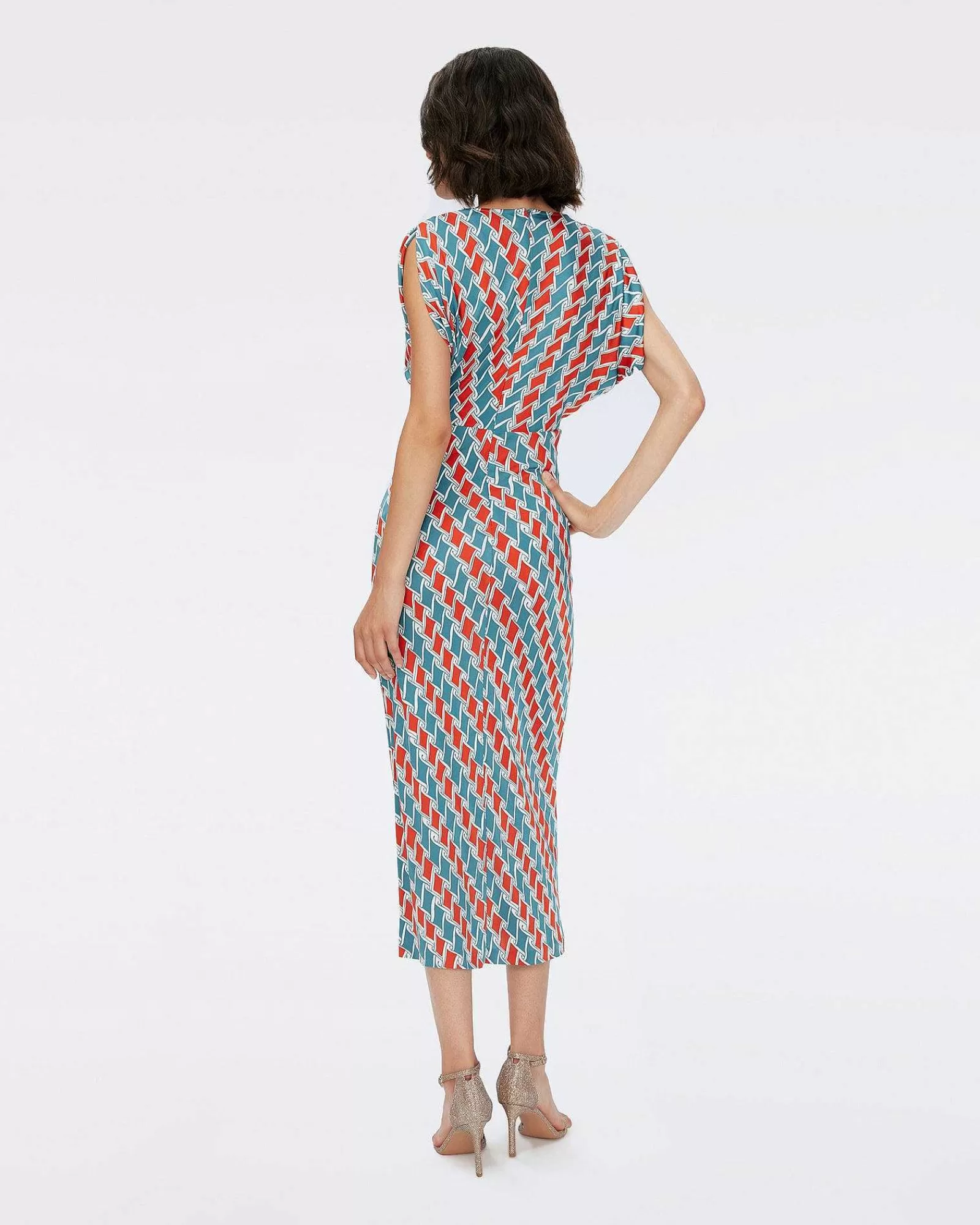 Diane von Furstenberg Midi-Kleider^Williams-Kleid